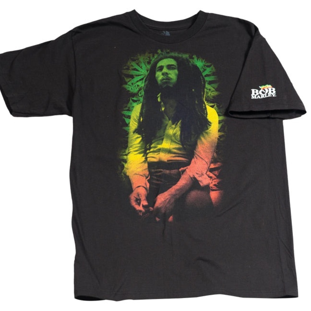 New Licensed Bob Marley T-shirt by Zion Rootswear